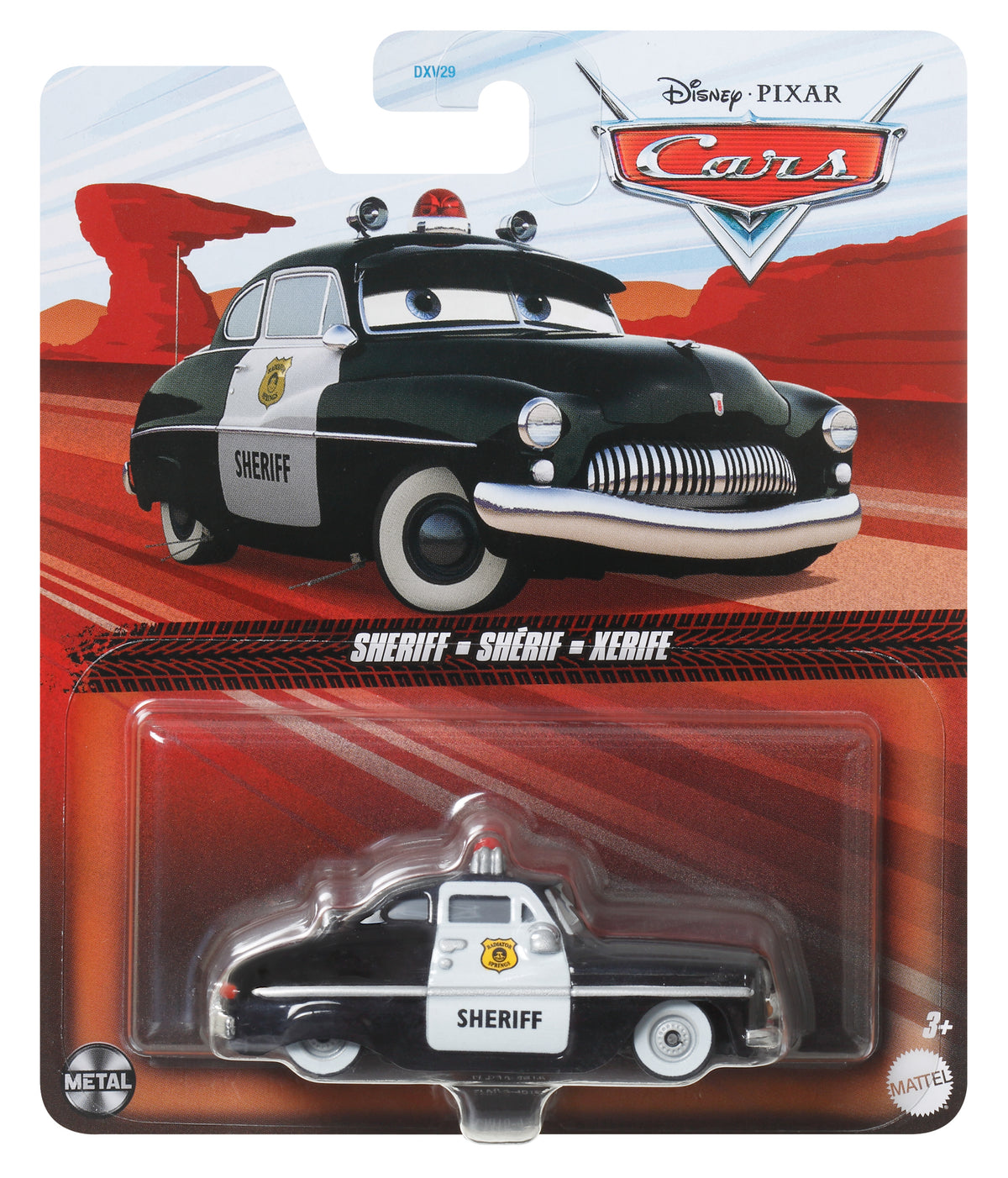 Disney Pixar Arabalar Şerif (Sheriff) 1:55 Metal Araç