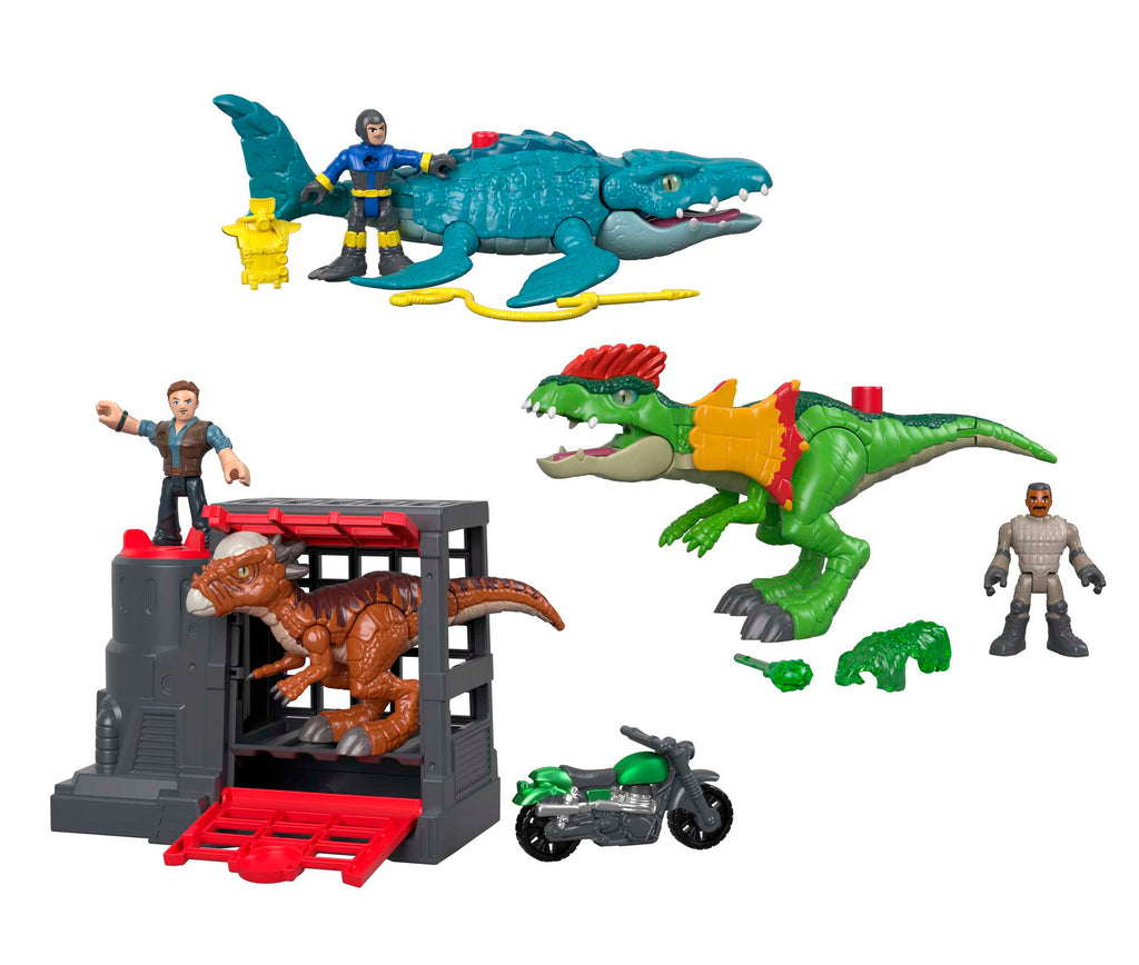 Imaginext Jurassic World Araçlar, Dinozor Figür Setleri, 3-8 Yaş Arası Çocuklar İçin FMX88