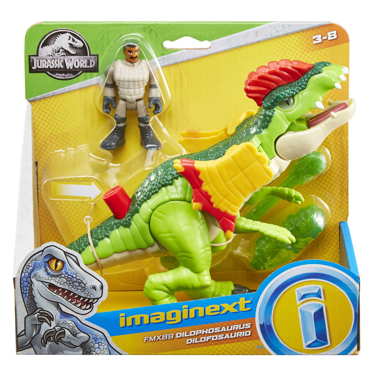 Imaginext Jurassic World Araçlar, Dinozor Figür Setleri, 3-8 Yaş Arası Çocuklar İçin FMX88