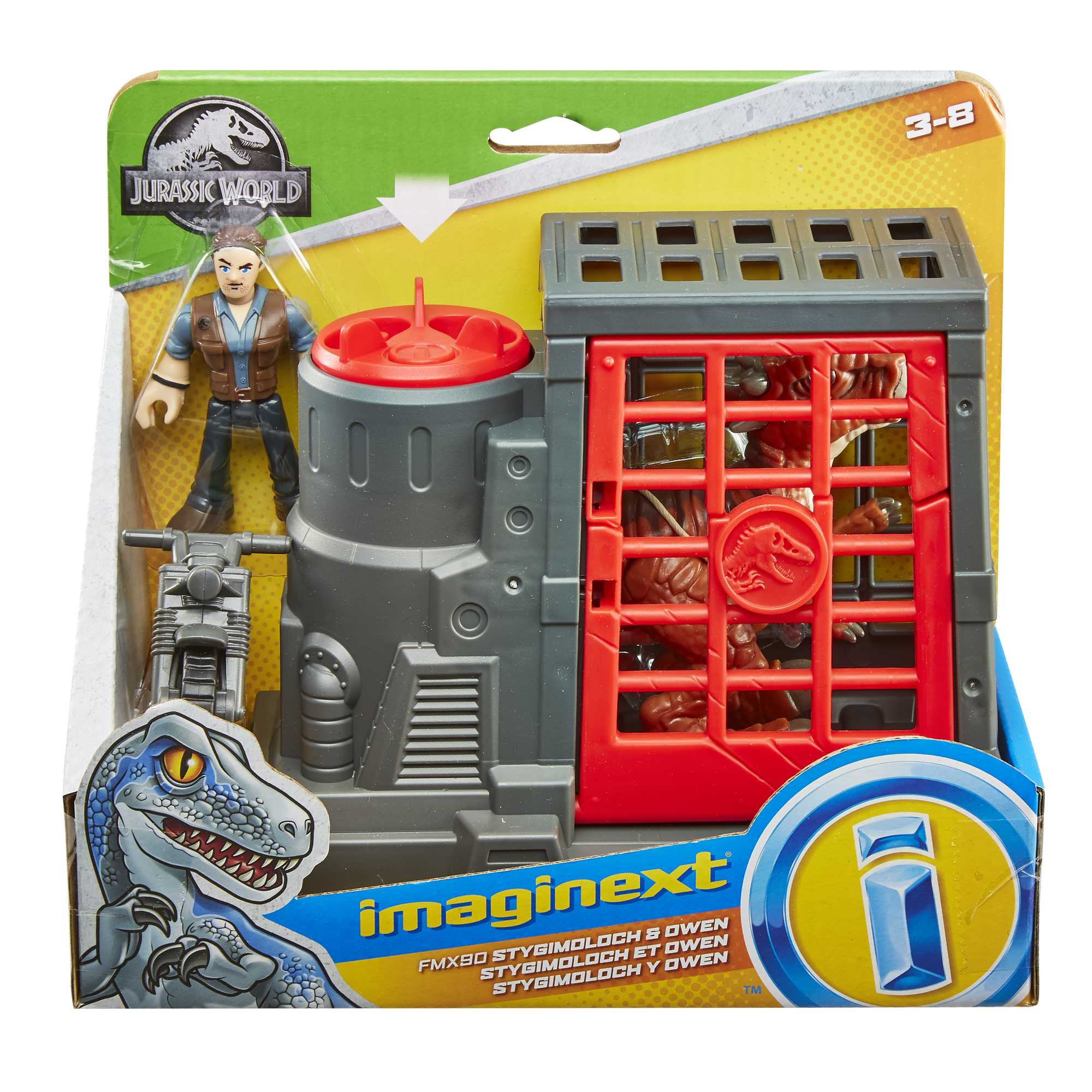 Imaginext Jurassic World Araçlar, Dinozor Figür Setleri, 3-8 Yaş Arası Çocuklar İçin FMX88