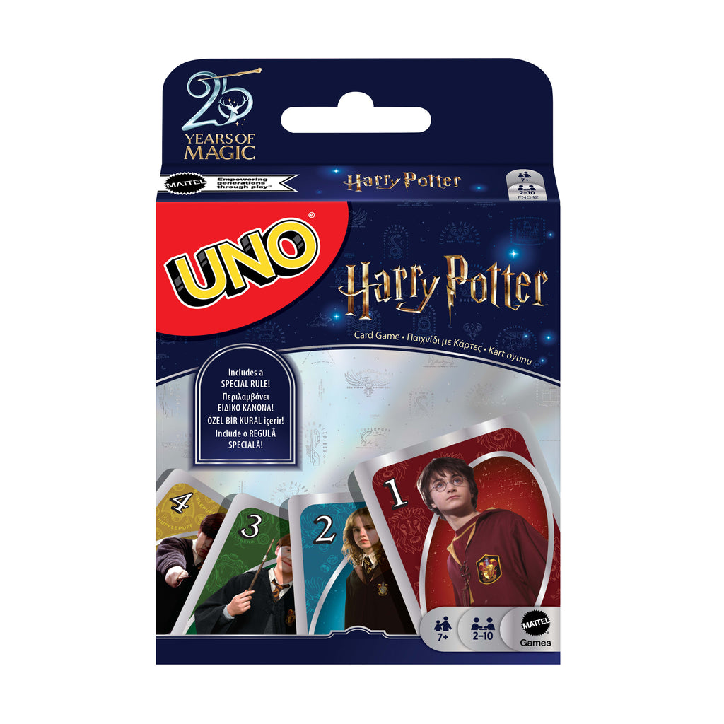 UNO Harry Potter™ Kart Oyunu, film temalı 112 kartlık deste, 7 yaş ve üzeri için