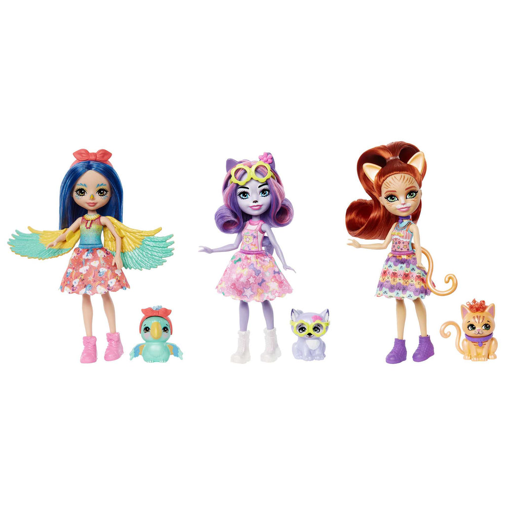 Enchantimals Popüler Karakter Bebekler, 3 Yaş ve Üzeri İçin FNH22