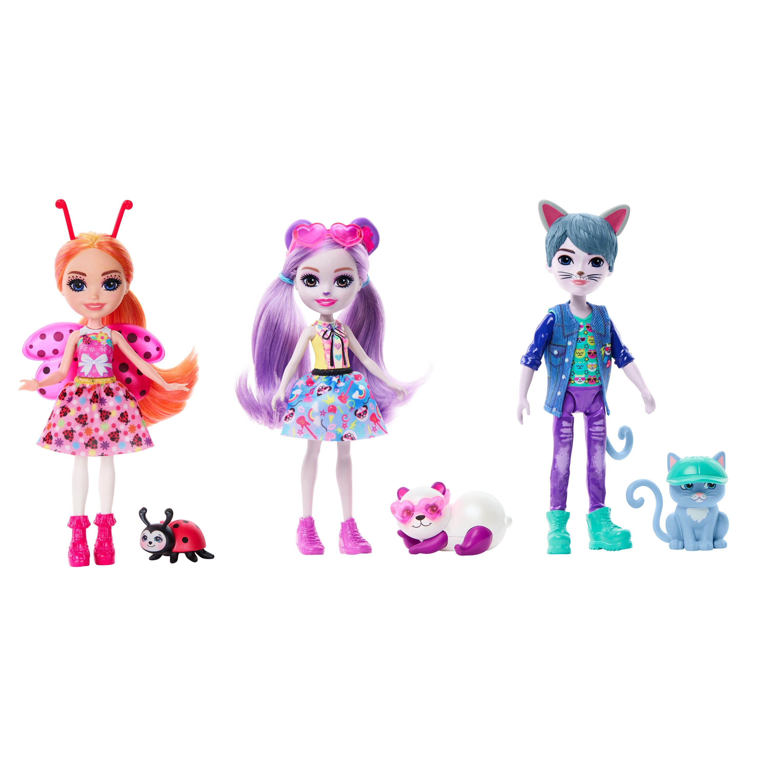 Enchantimals Popüler Karakter Bebekler, 3 Yaş ve Üzeri İçin FNH22