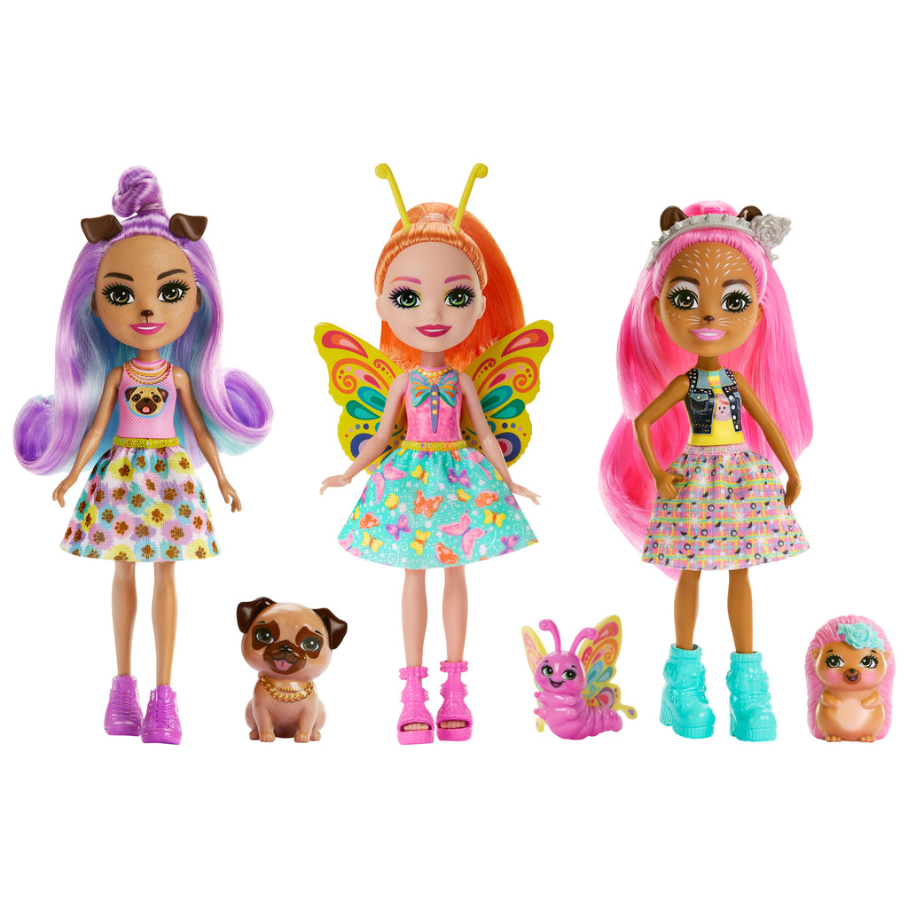 Enchantimals Popüler Karakter Bebekler, 3 Yaş ve Üzeri İçin FNH22