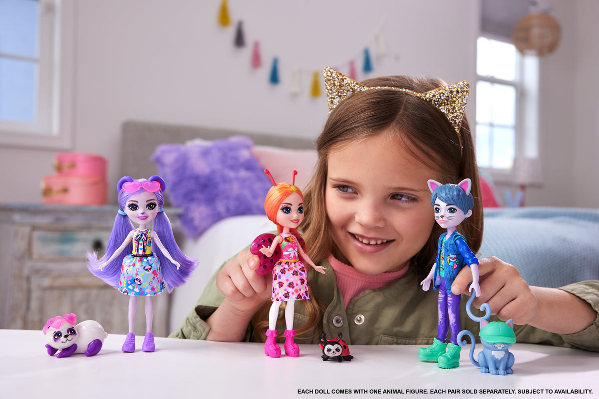 Enchantimals Popüler Karakter Bebekler, 3 Yaş ve Üzeri İçin FNH22