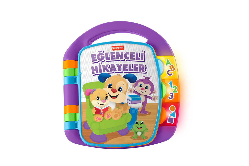 Fisher-Price Eğlen &amp; Öğren  Eğitici Hikaye Kitabı (Türkçe), Müzikli, Şarkılı FRC73