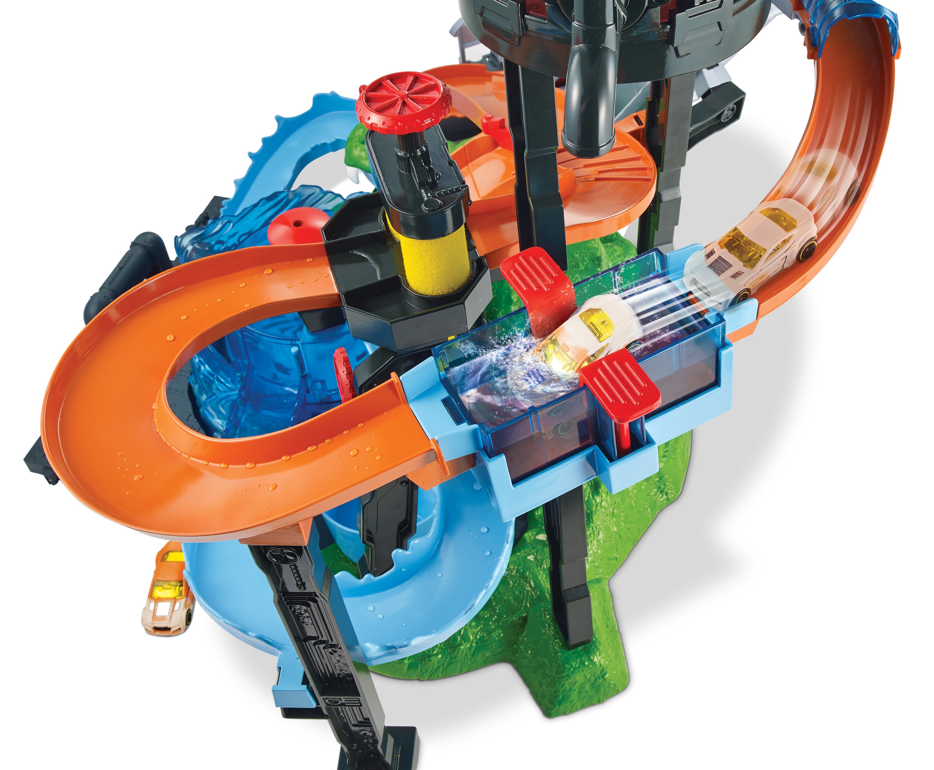 Hot Wheels Dev Timsah Araba Yıkama Oyun Seti FTB67
