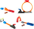Hot Wheels Akrobasi Atlayışı Yarış Seti, Turuncu Pist, Fırlatıcılı Oyun Seti, FTH79