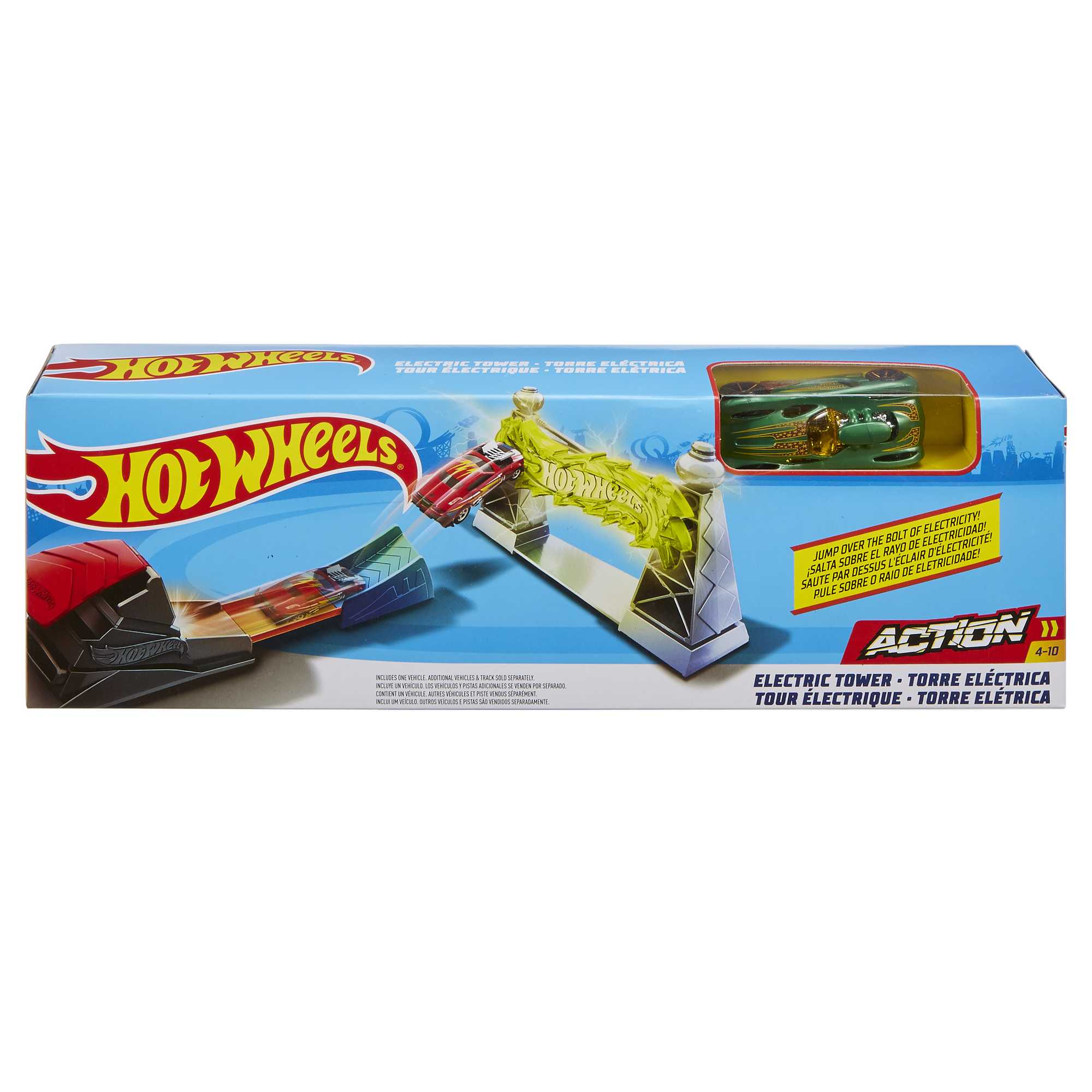 Hot Wheels Akrobasi Atlayışı Yarış Şeti Elektrik Kulesi FTH80