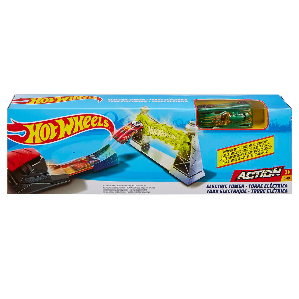 Hot Wheels Akrobasi Atlayışı Yarış Şeti Elektrik Kulesi FTH80