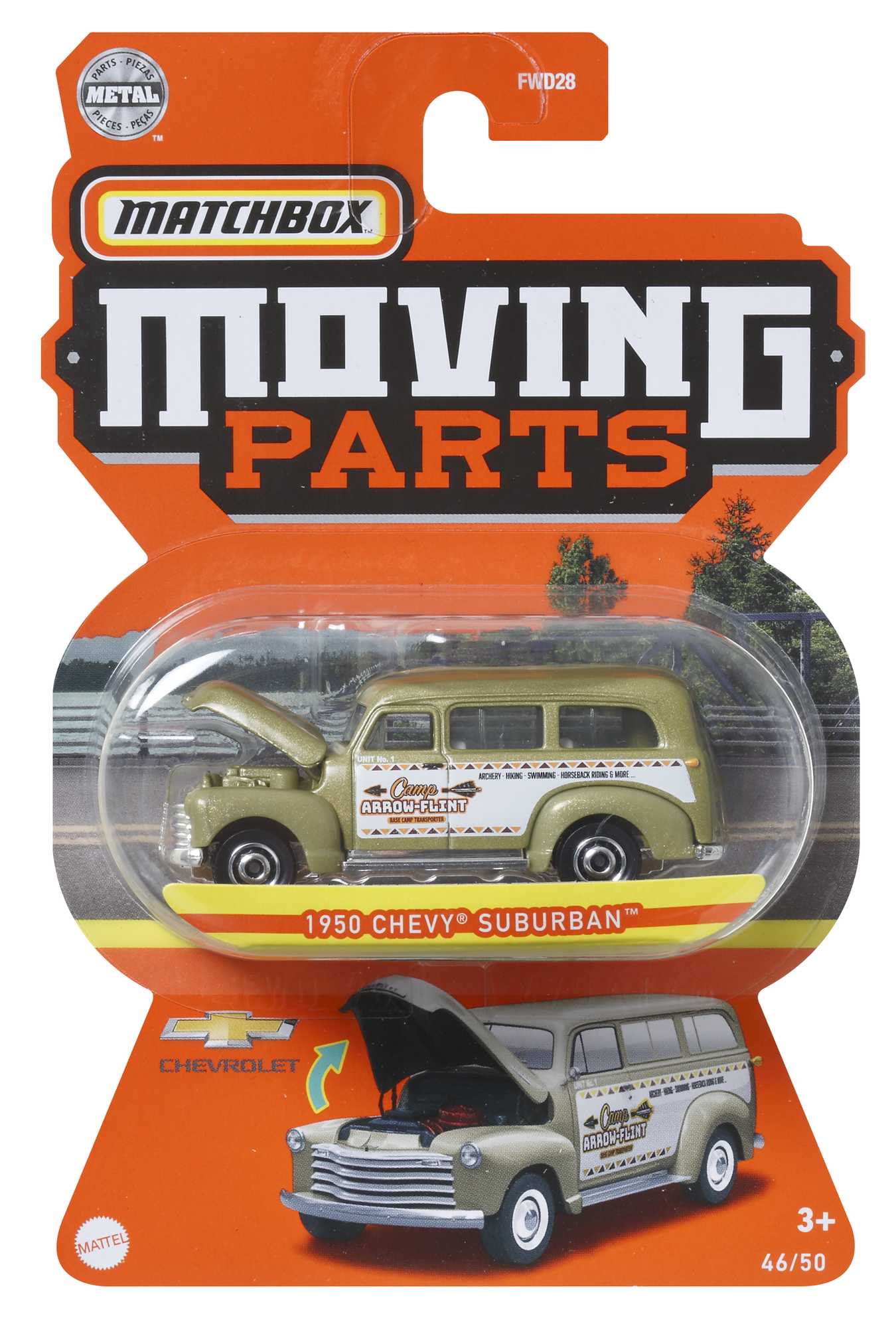 Matchbox 1:64 Arabalar (Açılır parçalar) Serisi FWD28