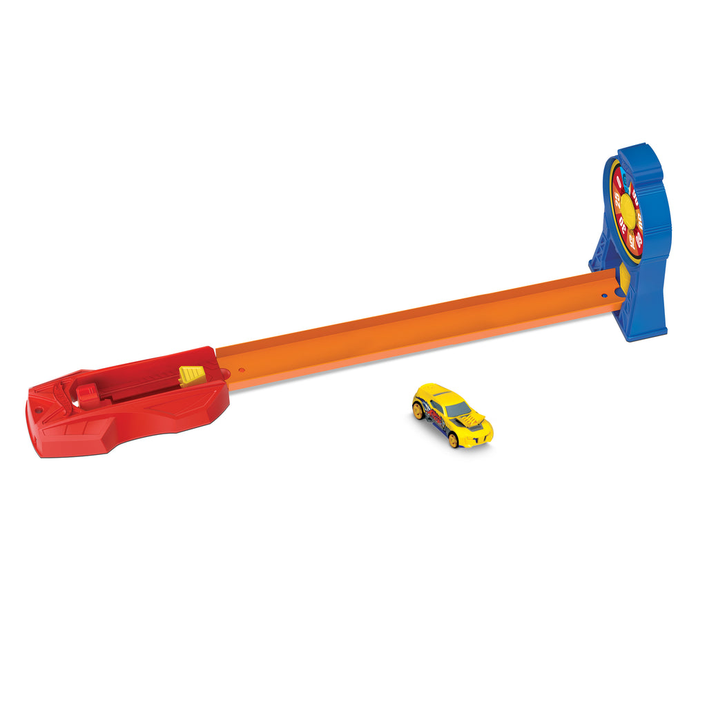 Hot Wheels Akrobasi Seti Serisi - Turuncu Pist, Fırlatıcılı Oyun Seti, FWM85