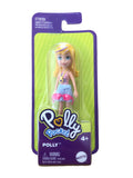 Polly Pocket Tekli Mini Bebek - Polly (Mavi Yıldızlı Üst, Kırmızı Etek)