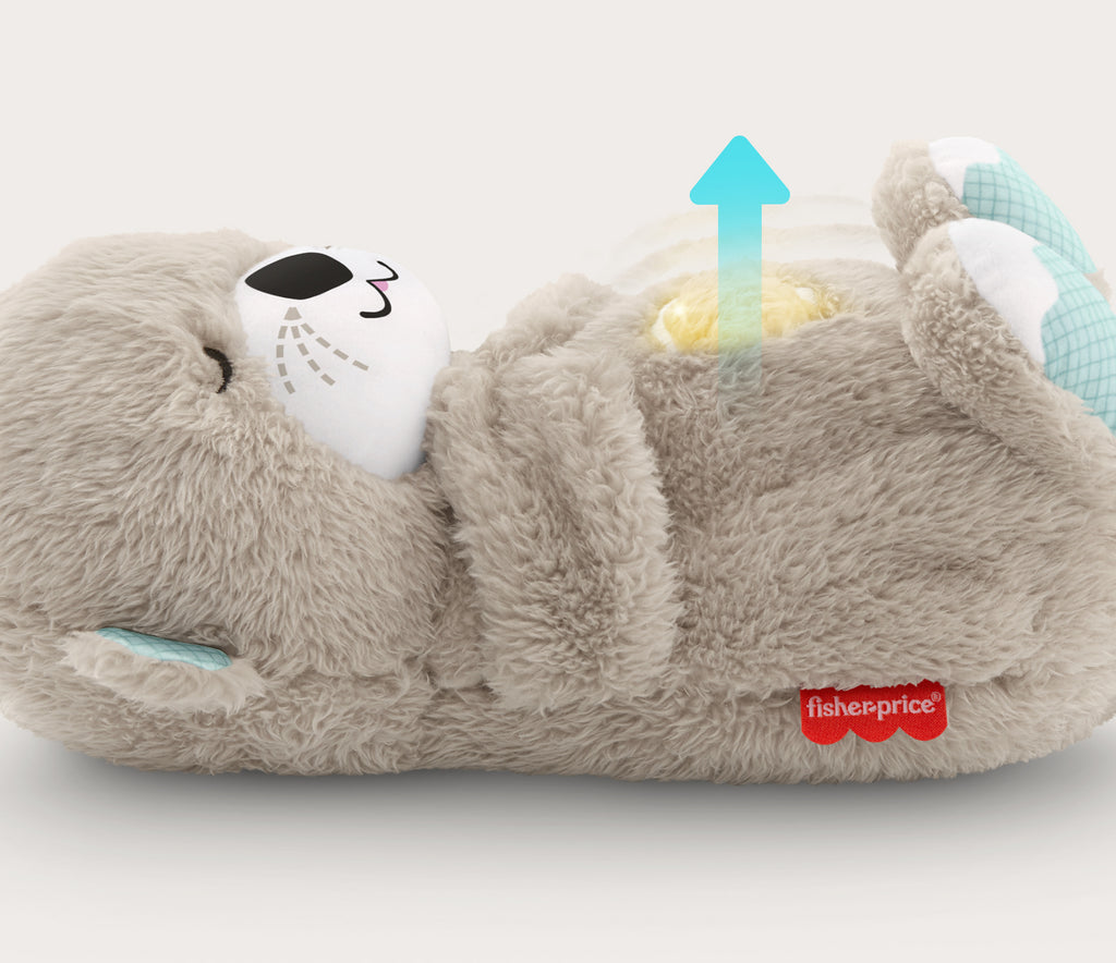 Fisher-Price Uyku ve Oyun Arkadaşı Su Samuru, Müzikli Pelüş Bebek Oyuncağı FXC66