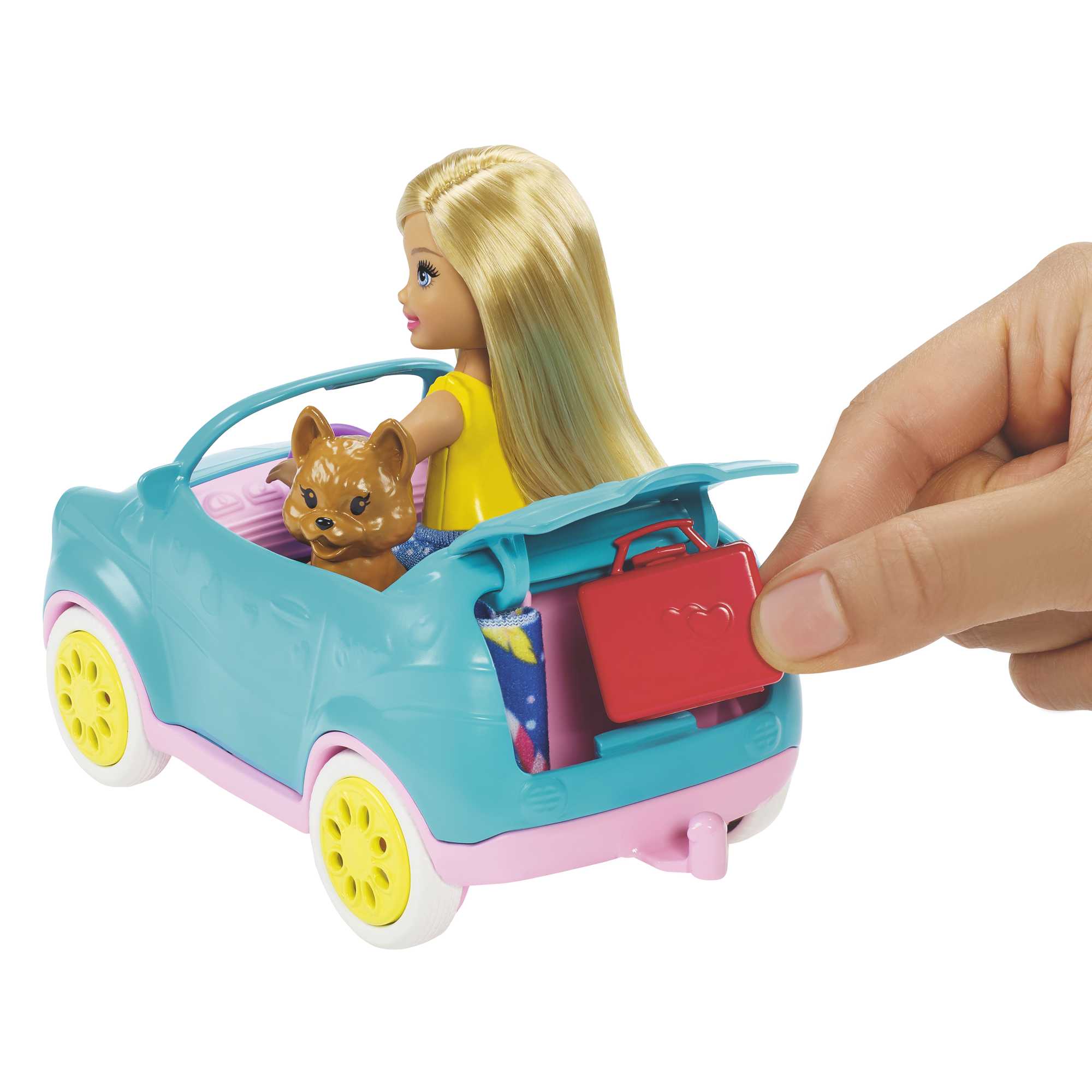 Barbie Club Chelsea Karavanı Oyun Seti, Chelsea'nin Yavru Köpeği ve Aksesuarlar FXG90