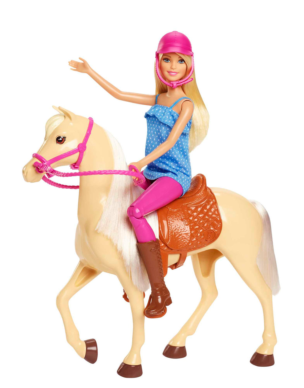 Barbie ve Güzel Atı Oyun Seti, Sarışın Bebekli FXH13