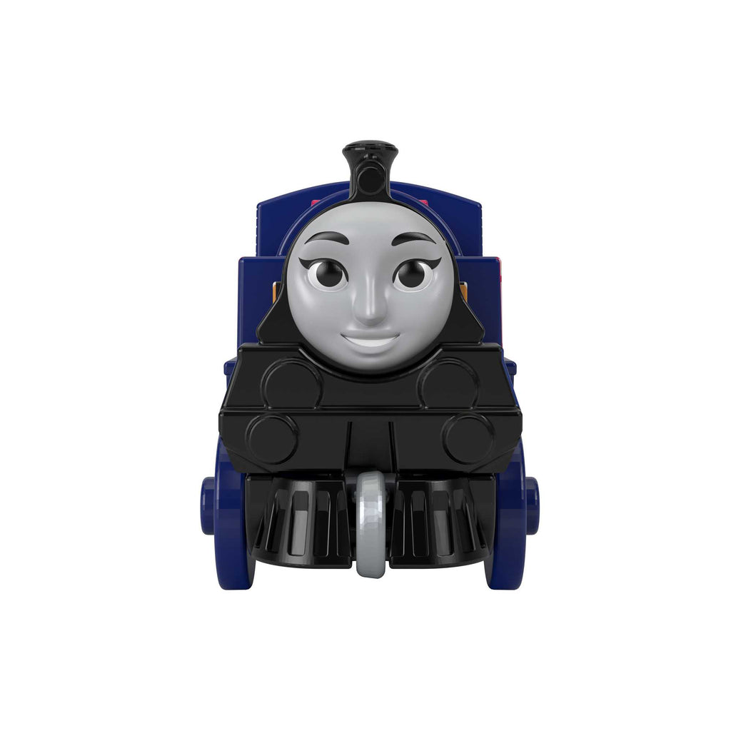 Thomas ve Arkadaşları Trackmaster Sür-Bırak Küçük Tekli Trenler, Ashima, Pembe-Lacivert Oyuncak Lokomotif Tren, FXX00