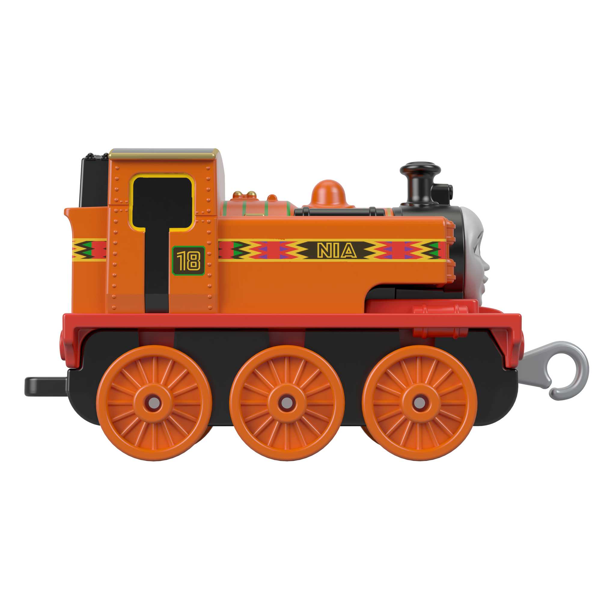 Thomas ve Arkadaşları Trackmaster Sür-Bırak Küçük Tekli Trenler, Nia, Turuncu Lokomotif Oyuncak Tren, FXX02