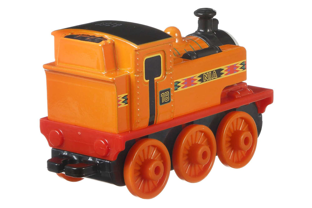 Thomas ve Arkadaşları Trackmaster Sür-Bırak Küçük Tekli Trenler, Nia, Turuncu Lokomotif Oyuncak Tren, FXX02