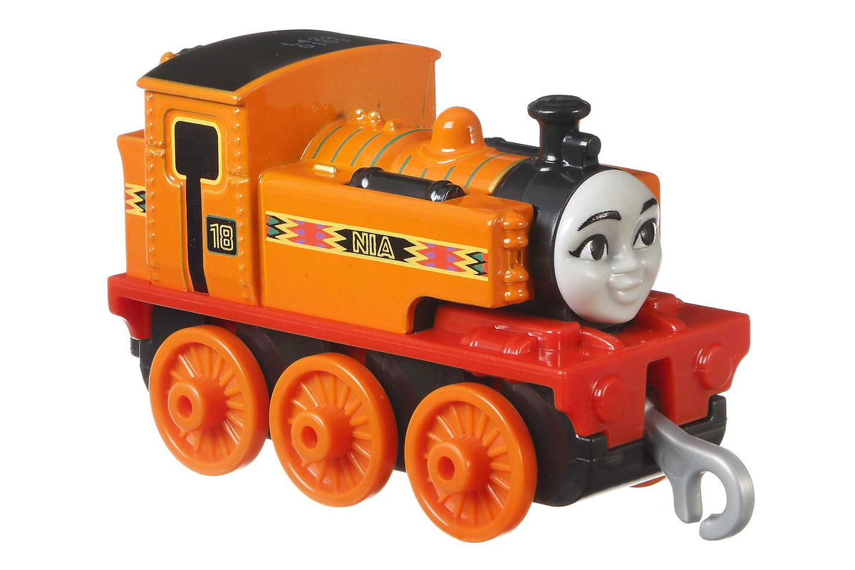 Thomas ve Arkadaşları Trackmaster Sür-Bırak Küçük Tekli Trenler, Nia, Turuncu Lokomotif Oyuncak Tren, FXX02