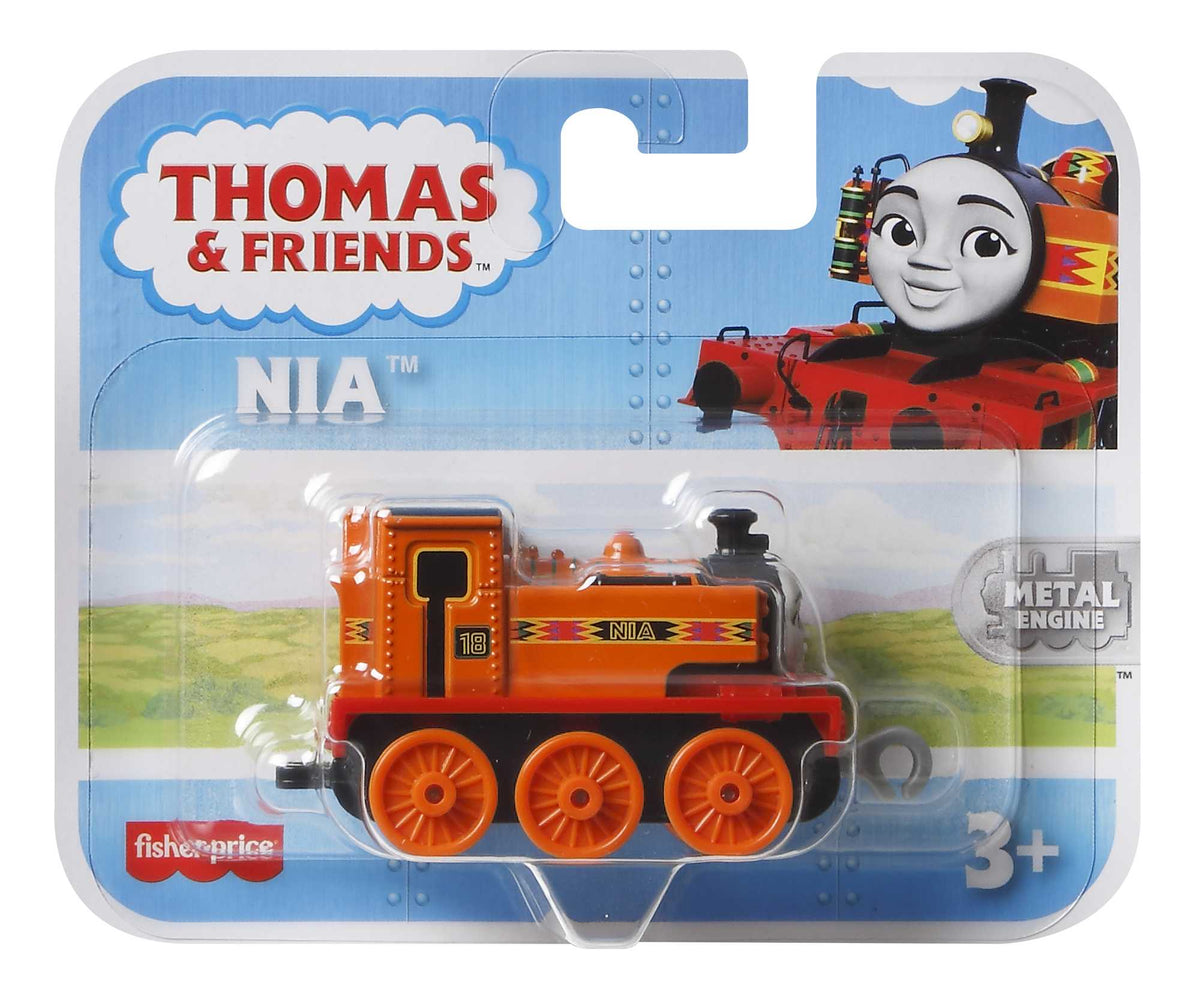 Thomas ve Arkadaşları Trackmaster Sür-Bırak Küçük Tekli Trenler, Nia, Turuncu Lokomotif Oyuncak Tren, FXX02