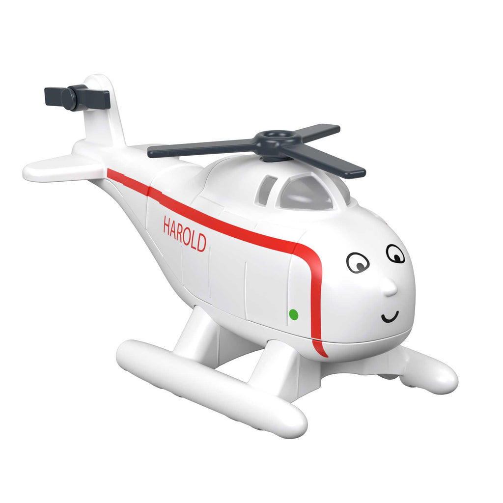 Thomas ve Arkadaşları Trackmaster Sür-Bırak Küçük Tekli Trenler, Harold, Beyaz Oyuncak Helikopter, FXX04