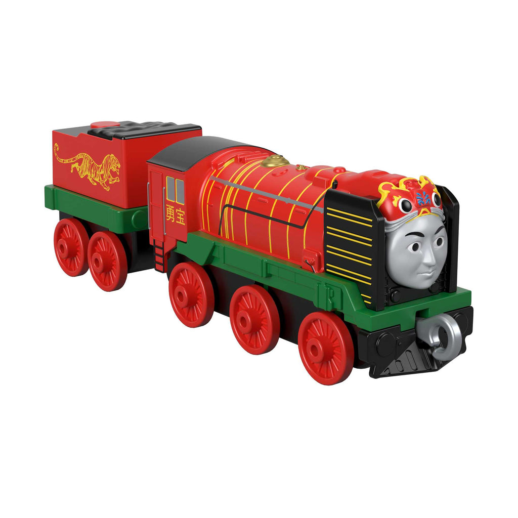 Thomas ve Arkadaşları Trackmaster Sür-Bırak Büyük Tekli Trenler, Yong Bao, Kırmızı Vagonlu Oyuncak Lokomotif Tren, FXX14