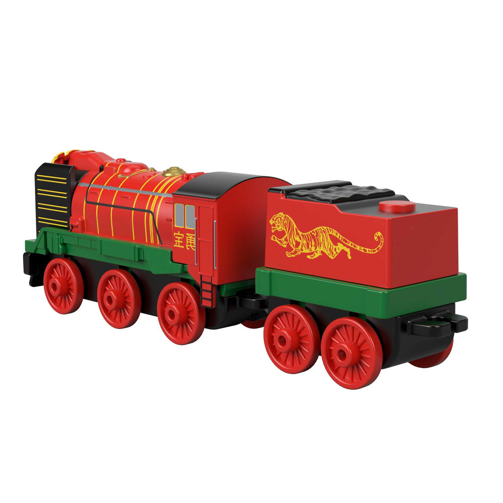 Thomas ve Arkadaşları Trackmaster Sür-Bırak Büyük Tekli Trenler, Yong Bao, Kırmızı Vagonlu Oyuncak Lokomotif Tren, FXX14