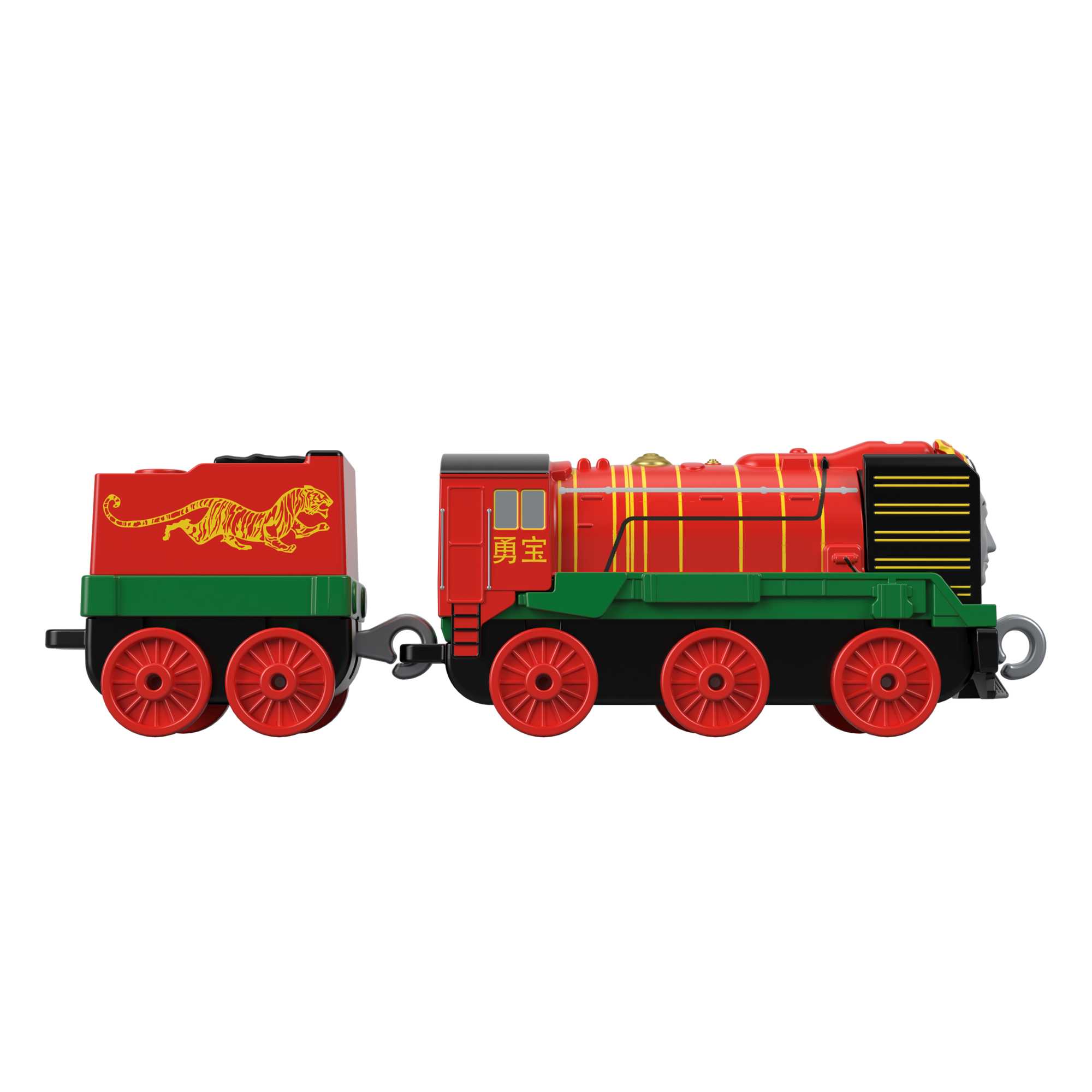 Thomas ve Arkadaşları Trackmaster Sür-Bırak Büyük Tekli Trenler, Yong Bao, Kırmızı Vagonlu Oyuncak Lokomotif Tren, FXX14