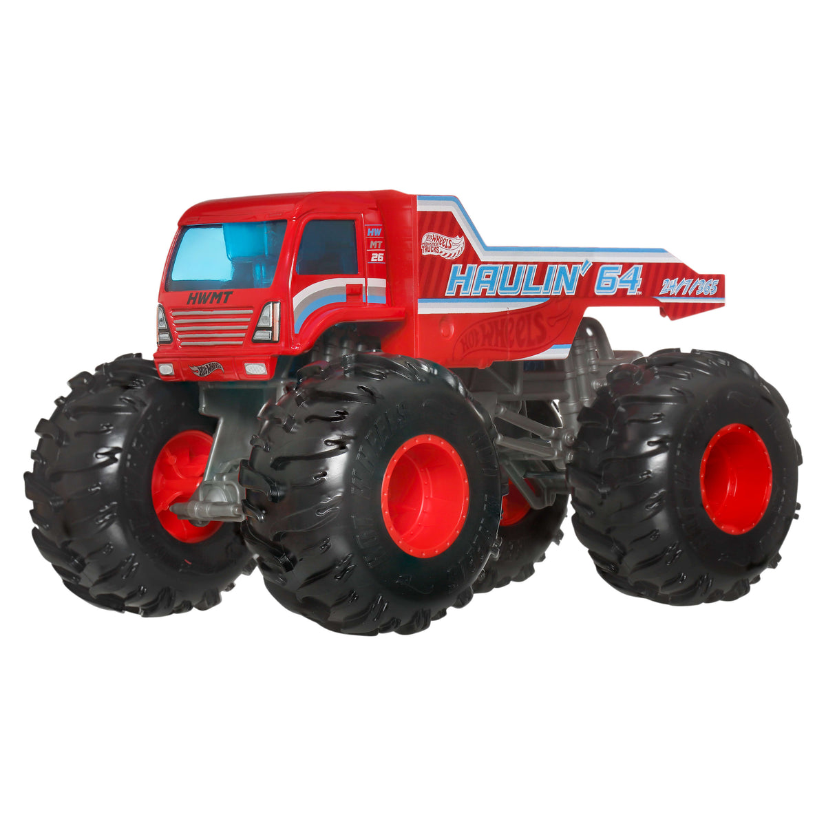 Hot Wheels Monster Trucks 1:24 Arabalar - Büyük Gövdeli ve Tekerlekli Oyuncak Arabalar FYJ83
