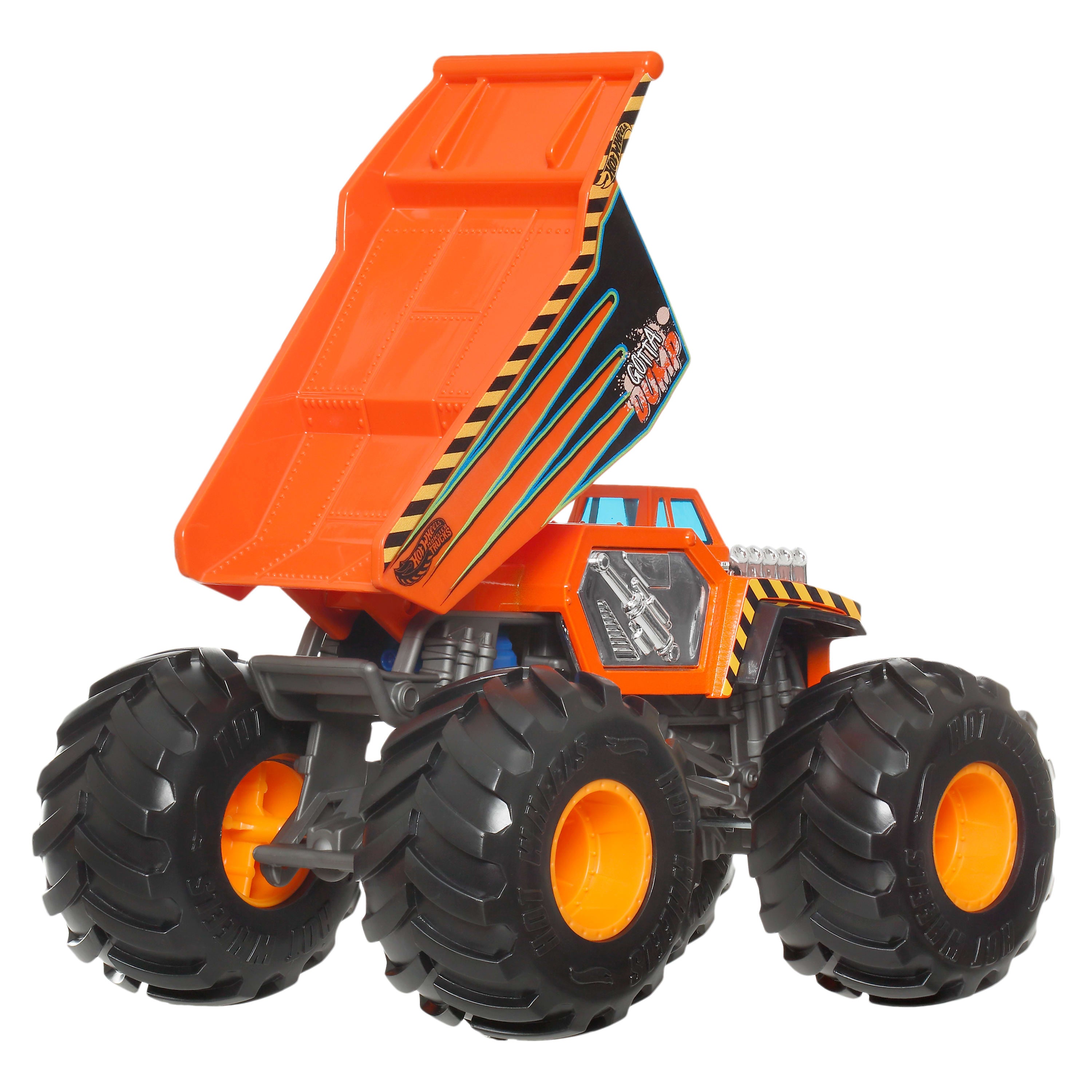 Hot Wheels Monster Trucks 1:24 Arabalar - Büyük Gövdeli ve Tekerlekli Oyuncak Arabalar FYJ83