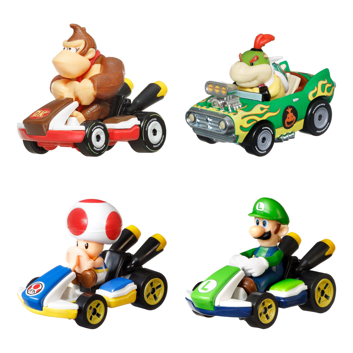 Hot Wheels Mario Kart Karakter Araçlar 1:64 Ölçekli GBG25