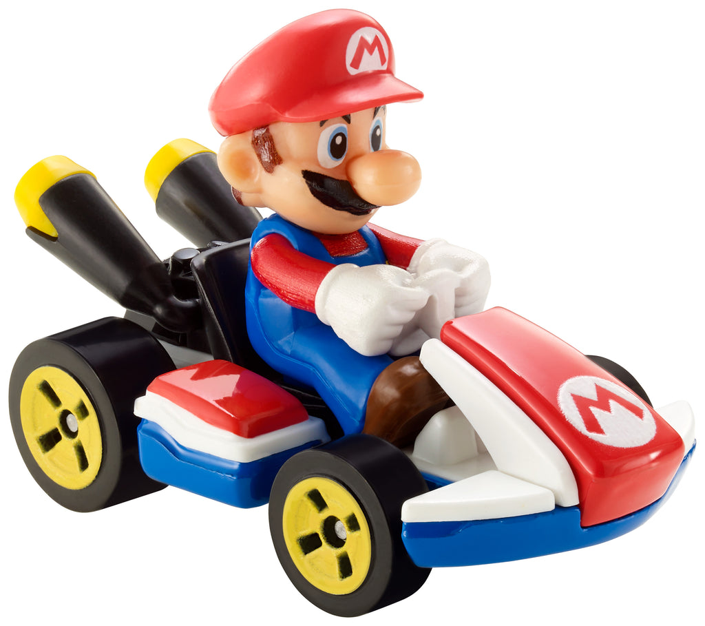 Hot Wheels Mario Kart Karakter Araçları 1:64 Ölçekli - Mario GBG26