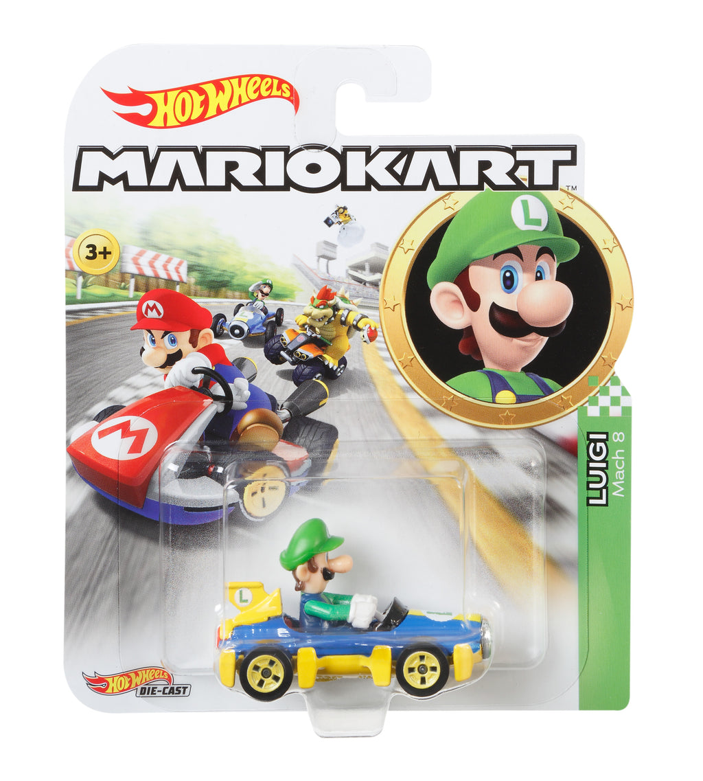 1:64 ölçekli metal replika araçlardan oluşan Hot Wheels® Mario Kart™ koleksiyonu, oyuncak koleksiyonu