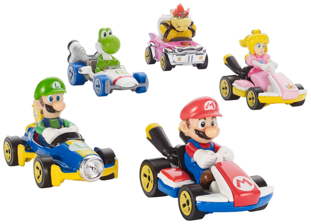 1:64 ölçekli metal replika araçlardan oluşan Hot Wheels® Mario Kart™ koleksiyonu, oyuncak koleksiyonu