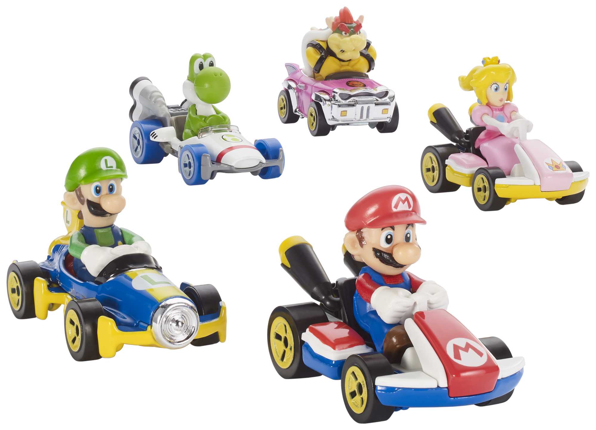 1:64 ölçekli metal replika araçlardan oluşan Hot Wheels® Mario Kart™ koleksiyonu, oyuncak koleksiyonu