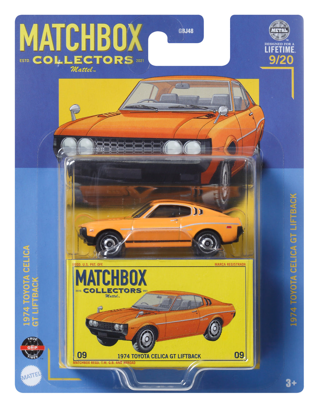 Matchbox Araçları, 1:64 ölçekli koleksiyona uygun arabalar, 3 yaş ve üzeri çocuklar için, GBJ48