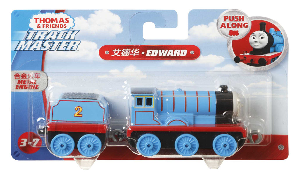 Thomas ve Arkadaşları Trackmaster Sür-Bırak Büyük Tekli Trenler, Edward, Mavi Vagonlu Oyuncak Lokomotif Tren, GDJ57