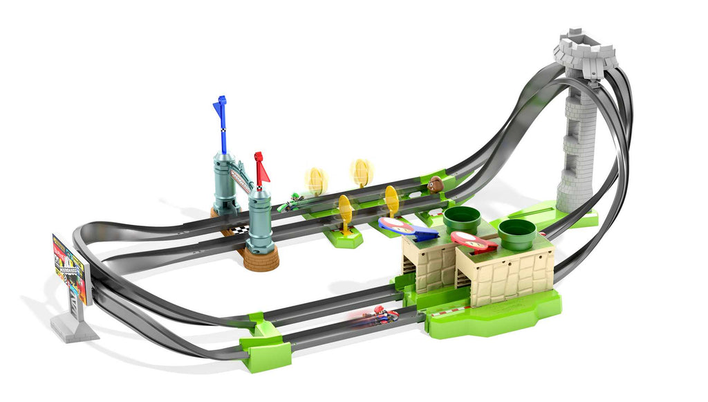 Hot Wheels Mario Kart Çılgın Dönüş Parkuru Yarış Seti GHK15