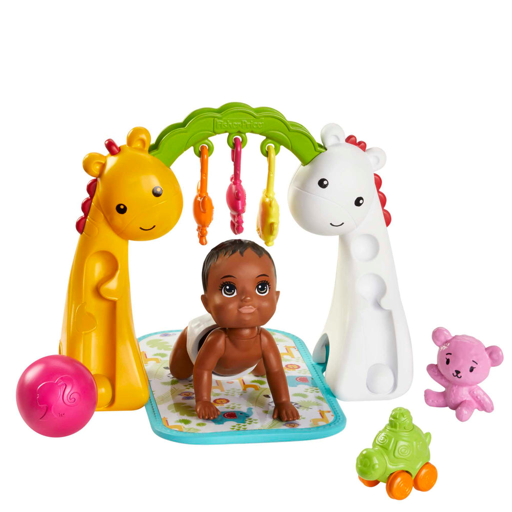 Barbie Bebek Bakıcısı Özellikli Minik - Emekleme ve Oyun Zamanı GHV85