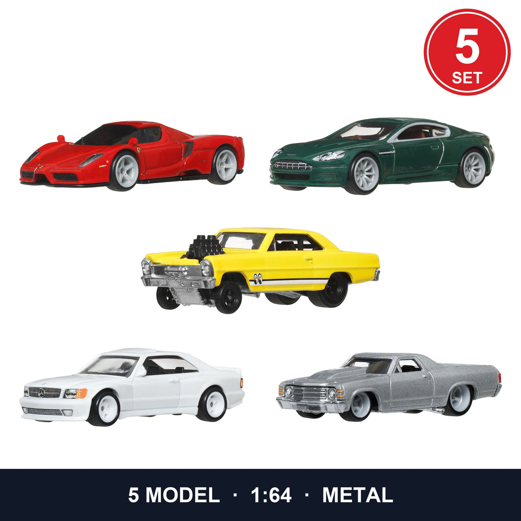 Hot Wheels Boulevard 5'li Set