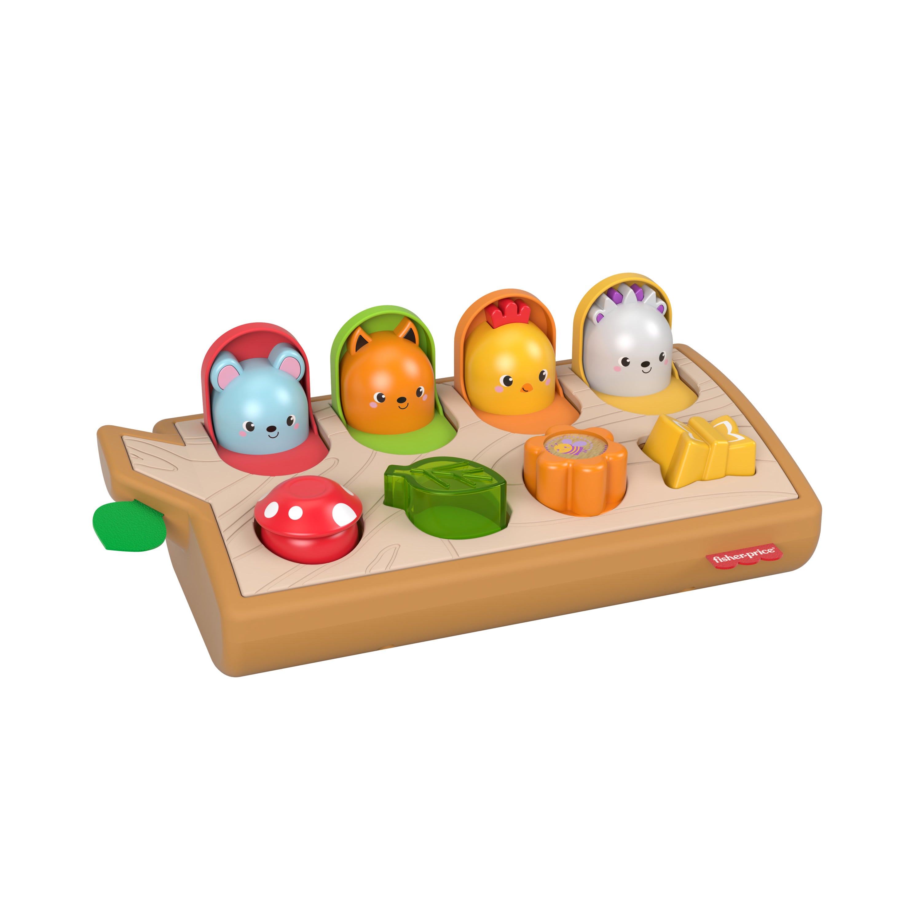 Fisher-Price Sürprizli Arkadaşlar, Kumaş Ayrıntılı, Ağaç Temalı Aktivite Oyuncağı, 9 Ay ve Üzeri Bebekler İçin GJW24
