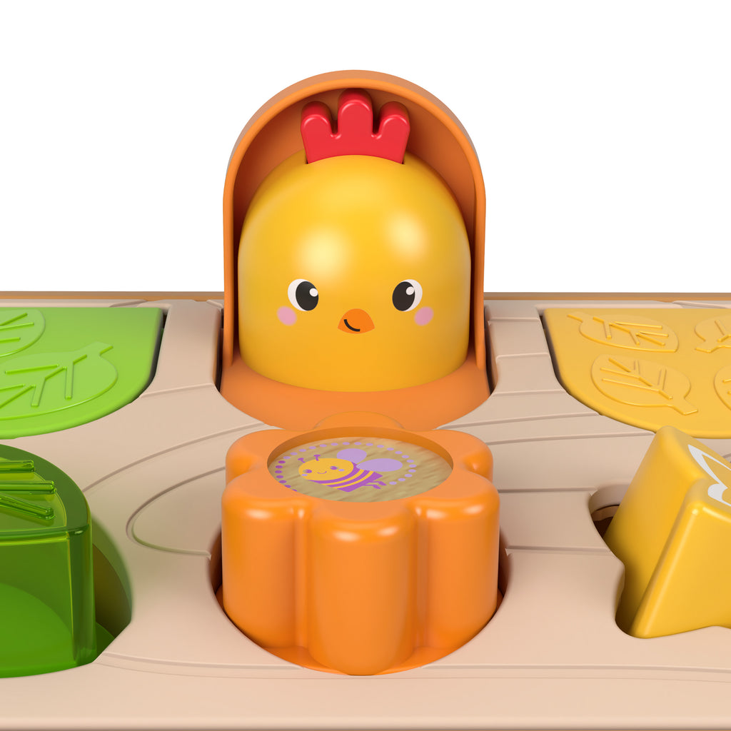Fisher-Price Sürprizli Arkadaşlar, Kumaş Ayrıntılı, Ağaç Temalı Aktivite Oyuncağı, 9 Ay ve Üzeri Bebekler İçin GJW24