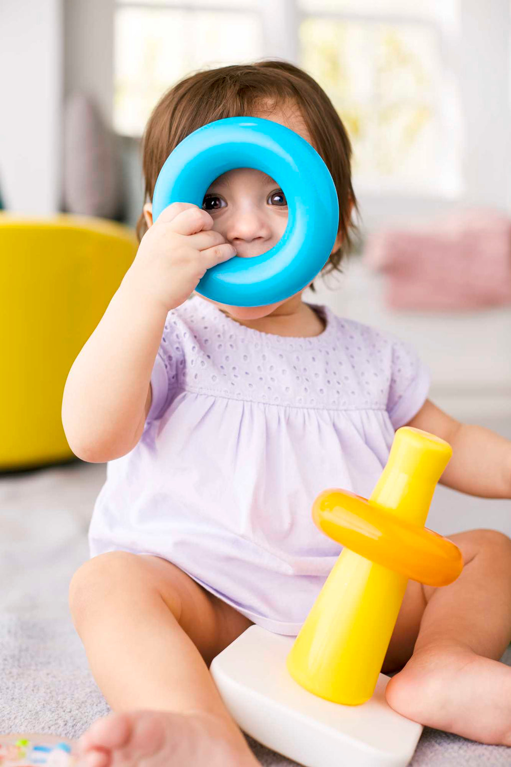 Fisher Price Renkli Halkalar, Üst Üste Dizilebilir, 5 Adet
