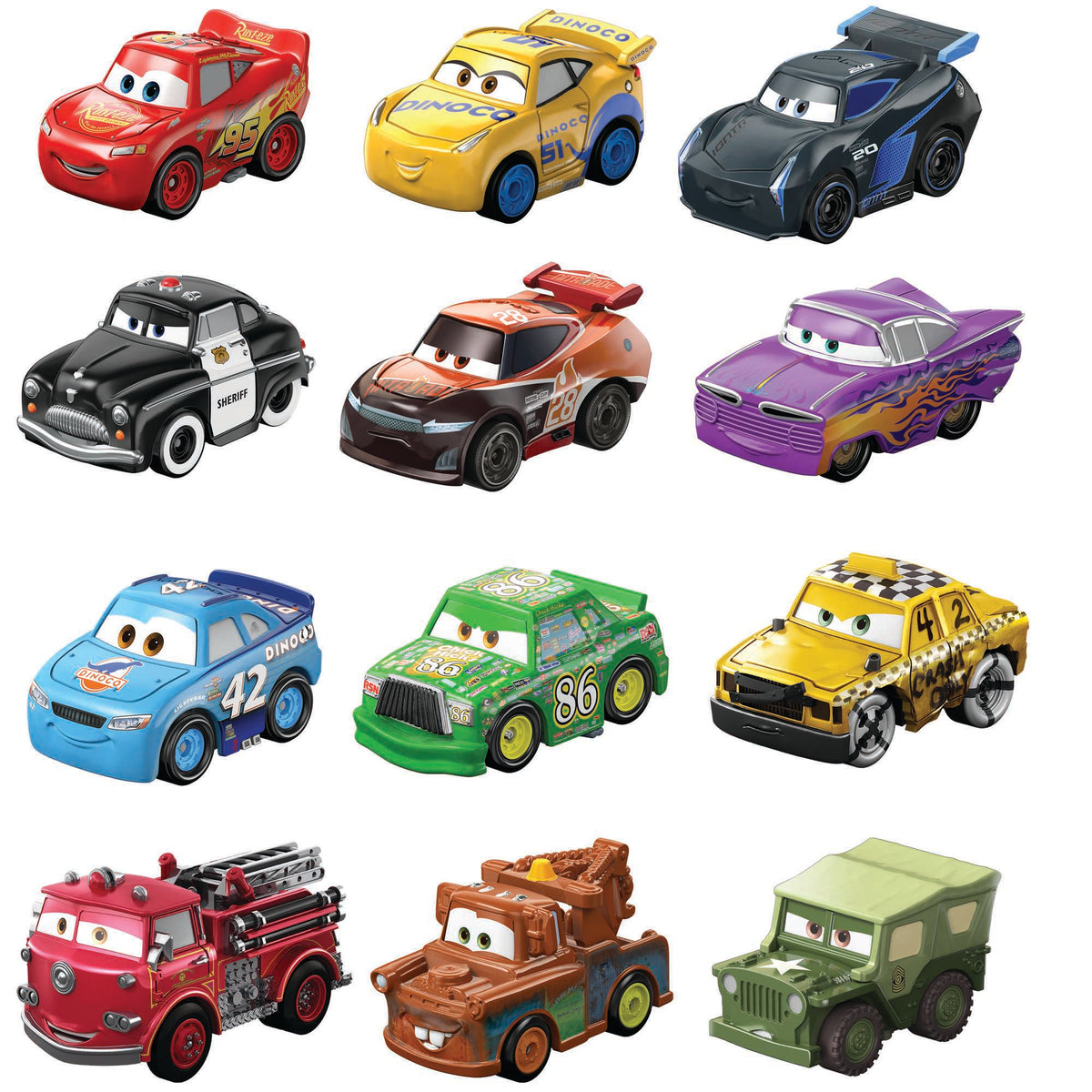 Disney Pixar Cars Mini Yarış Arabası Serisi GKF65