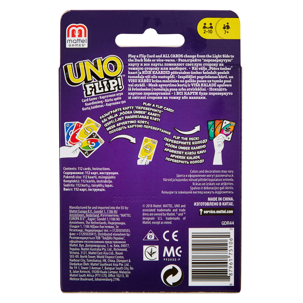Mattel Uno Flip, Klasik UNO'nun Yeni Versiyonu, Mattel Games GLH50
