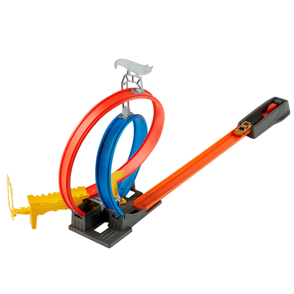 Hot Wheels Enerji Pisti Yarış Seti, Çift Çember ve 1 Hot Wheels Arabası İçerir, 5 Yaş ve Üzeri İçin GND92