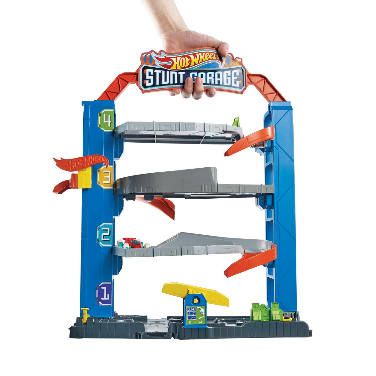 Hot Wheels Maceraya Başlangıç Garajı, 4 Katlı, 3-8 Yaş Arası Çocuklar İçin GNL70