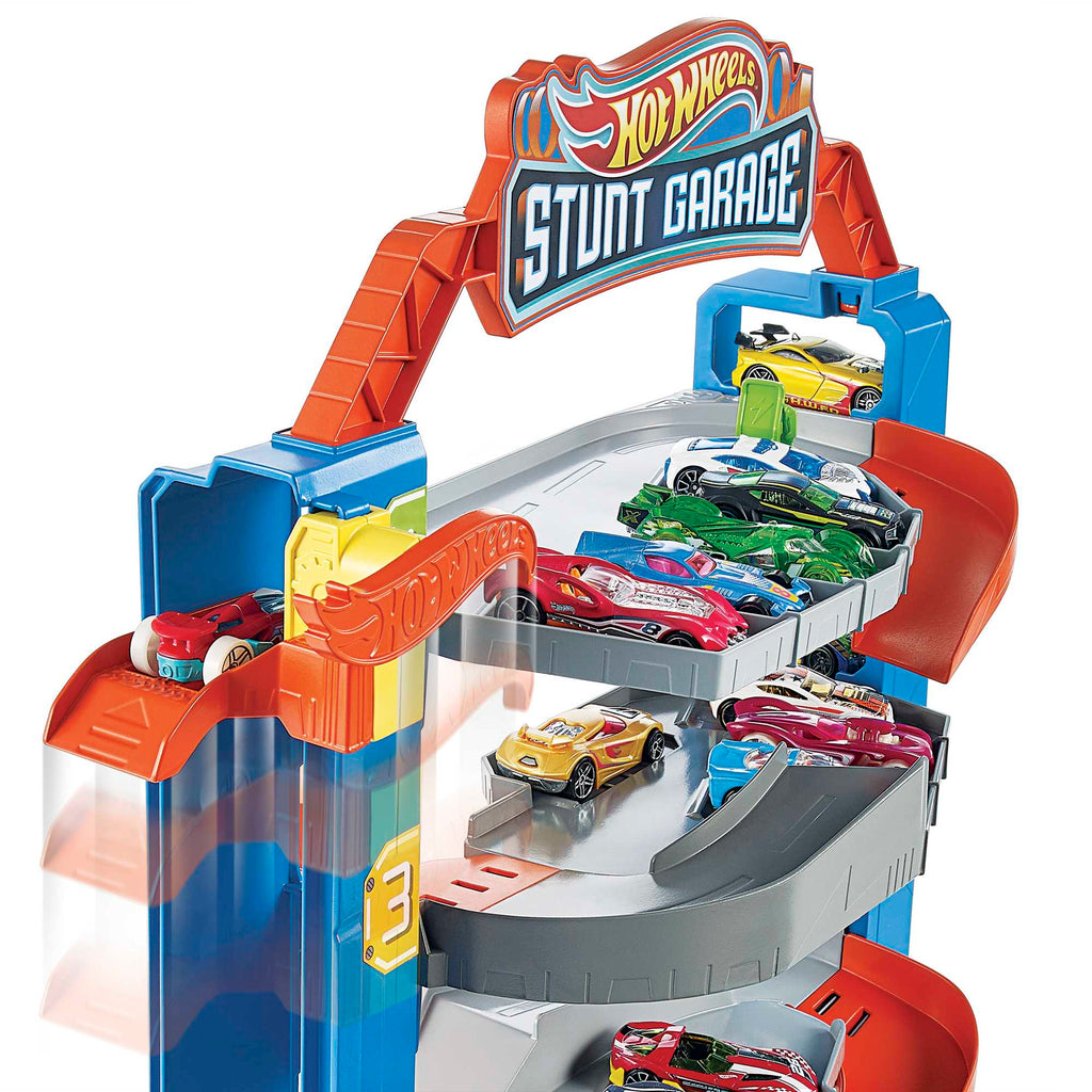 Hot Wheels Maceraya Başlangıç Garajı, 4 Katlı, 3-8 Yaş Arası Çocuklar İçin GNL70