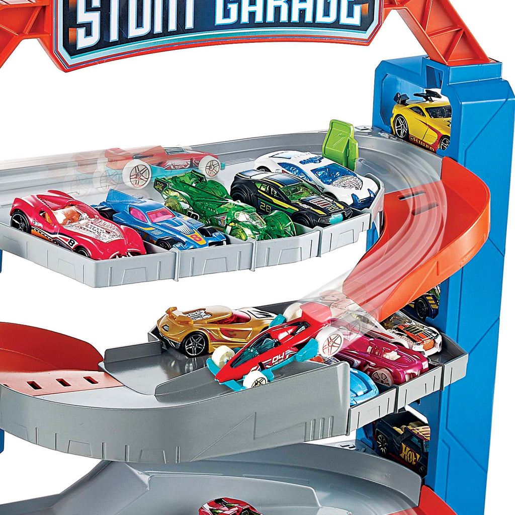 Hot Wheels Maceraya Başlangıç Garajı, 4 Katlı, 3-8 Yaş Arası Çocuklar İçin GNL70